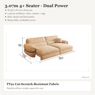 3.07m 4+ Seater · Dual Power