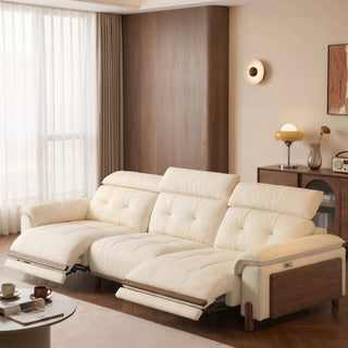 Salanion Chenille Fabric Sofa in a living room