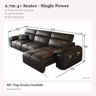 2.7m 4+ Seater · Single Power