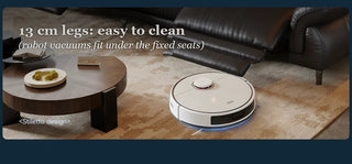 13 cm legs: room for a robot vacuum