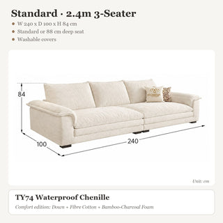 Standard · 2.4m 3-Seater