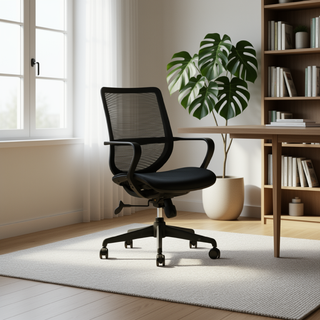 Celeste Black Mesh Office Chair