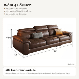 2.8m 4+ Seater