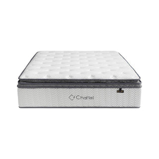 Chattel Black 14" Ice Silk Pocketed Spring Mattress - Single (Clearance) Singapore