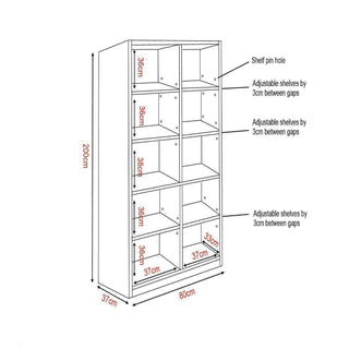 Christena Mirror Door Bookshelf Singapore