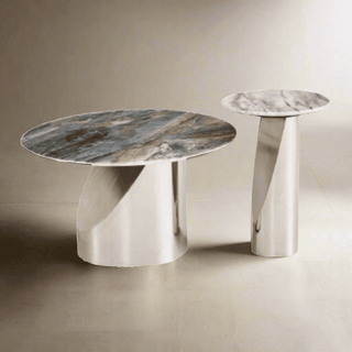 Colhoun Cultured Marble Nesting Coffee Table Singapore