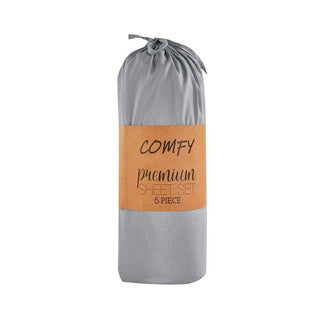 Comfy Premium Cotton Fitted Sheet Set (Solid Colour) Singapore