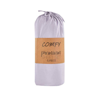 Comfy Premium Cotton Fitted Sheet Set (Solid Colour) Singapore