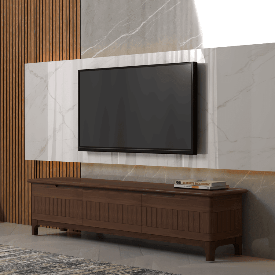 Corianne Solid Wood TV Console Singapore