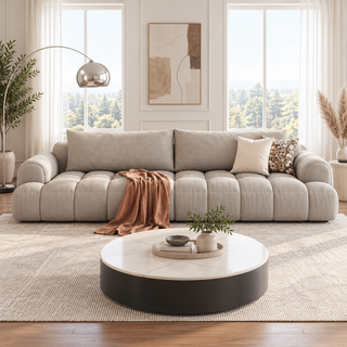 Cotton Fabric Sofa by Esteller (Pet Friendly)