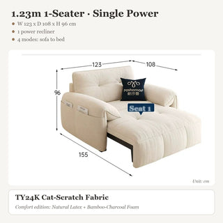 1.23m 1-Seater · Single Power