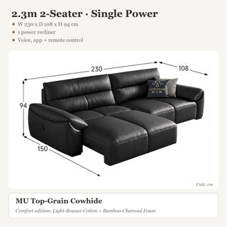 2.3m 2-Seater · Single Power
