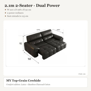2.1m 2-Seater · Dual Power