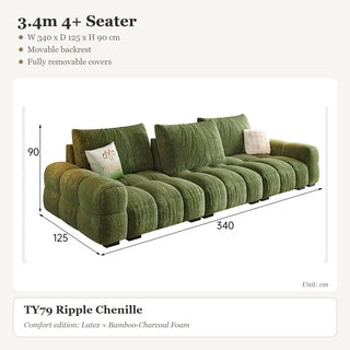 3.4m 4+ Seater