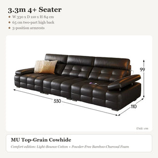 3.3m 4+ Seater