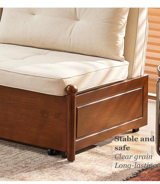 Solid wood frame