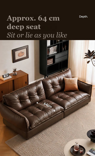 Approx. 64 cm deep seat