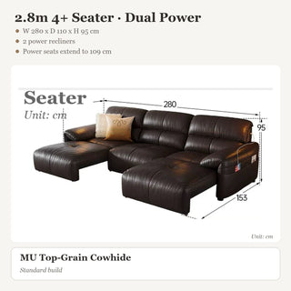 2.8m 4+ Seater · Dual Power