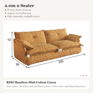 2.0m 2-Seater
