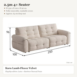 2.5m 4+ Seater