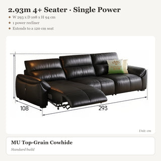 2.93m 4+ Seater · Single Power