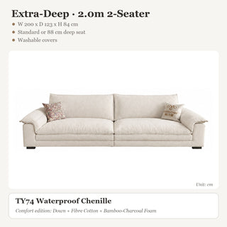 Extra-Deep · 2.0m 2-Seater