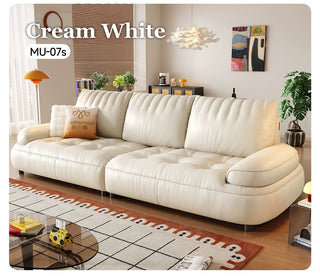 Cream white MU-07s leather