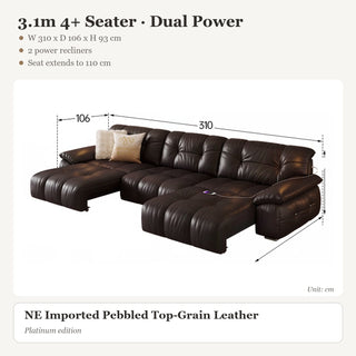 3.1m 4+ Seater · Dual Power