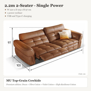 2.2m 2-Seater · Single Power