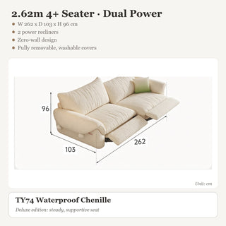 2.62m 4+ Seater · Dual Power
