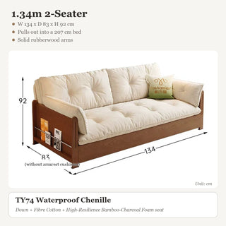 1.34m 2-Seater
