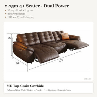 2.75m 4+ Seater · Dual Power