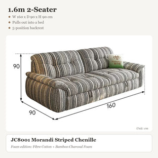 1.6m 2-Seater