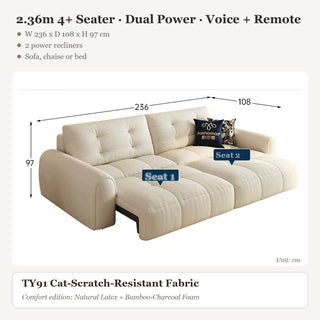 2.36m 4+ Seater · Dual Power · Voice + Remote