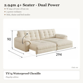2.94m 4+ Seater · Dual Power