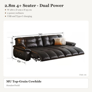 2.8m 4+ Seater · Dual Power