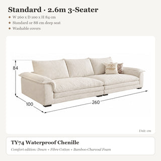 Standard · 2.6m 3-Seater