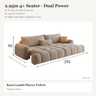 2.95m 4+ Seater · Dual Power