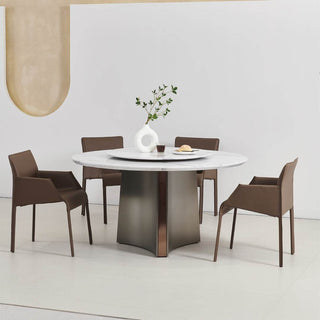 Delmar Sintered Stone Round Dining Table Singapore