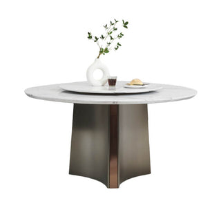 Delmar Sintered Stone Round Dining Table Singapore