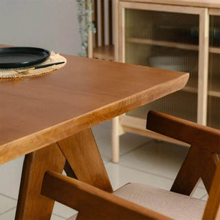 Delora Wooden Dining Table (180cm) Singapore