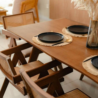 Delora Wooden Dining Table (180cm) Singapore