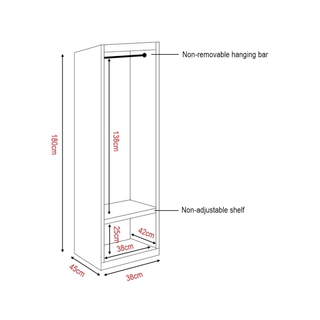 Demasone 1 Door Steel Cabinet Singapore