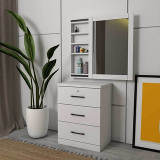 Megafurniture | Demetrius White Dressing Table | Dressing Table