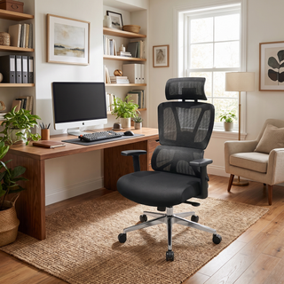 Denali High Backrest Black Mesh Office Chair