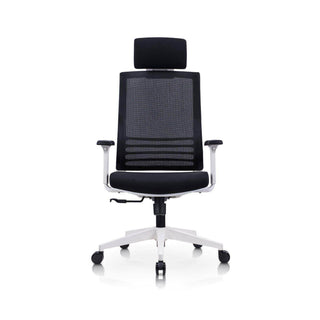 Denali High Backrest Black/White Office Chair Singapore