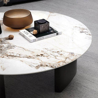 Despina Glossy Sintered Stone Coffee Table Singapore