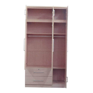 Megafurniture | Deverac 3 Open Door Wardrobe with Top | Open Door Wardrobe