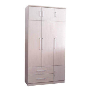 Megafurniture | Deverac 3 Open Door Wardrobe with Top | Open Door Wardrobe