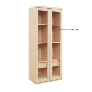 Megafurniture | Devereau Glass Open Door Wardrobe | Open Door Wardrobe